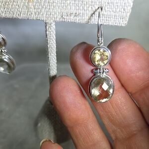 Citrine Sterling Silver Earrings